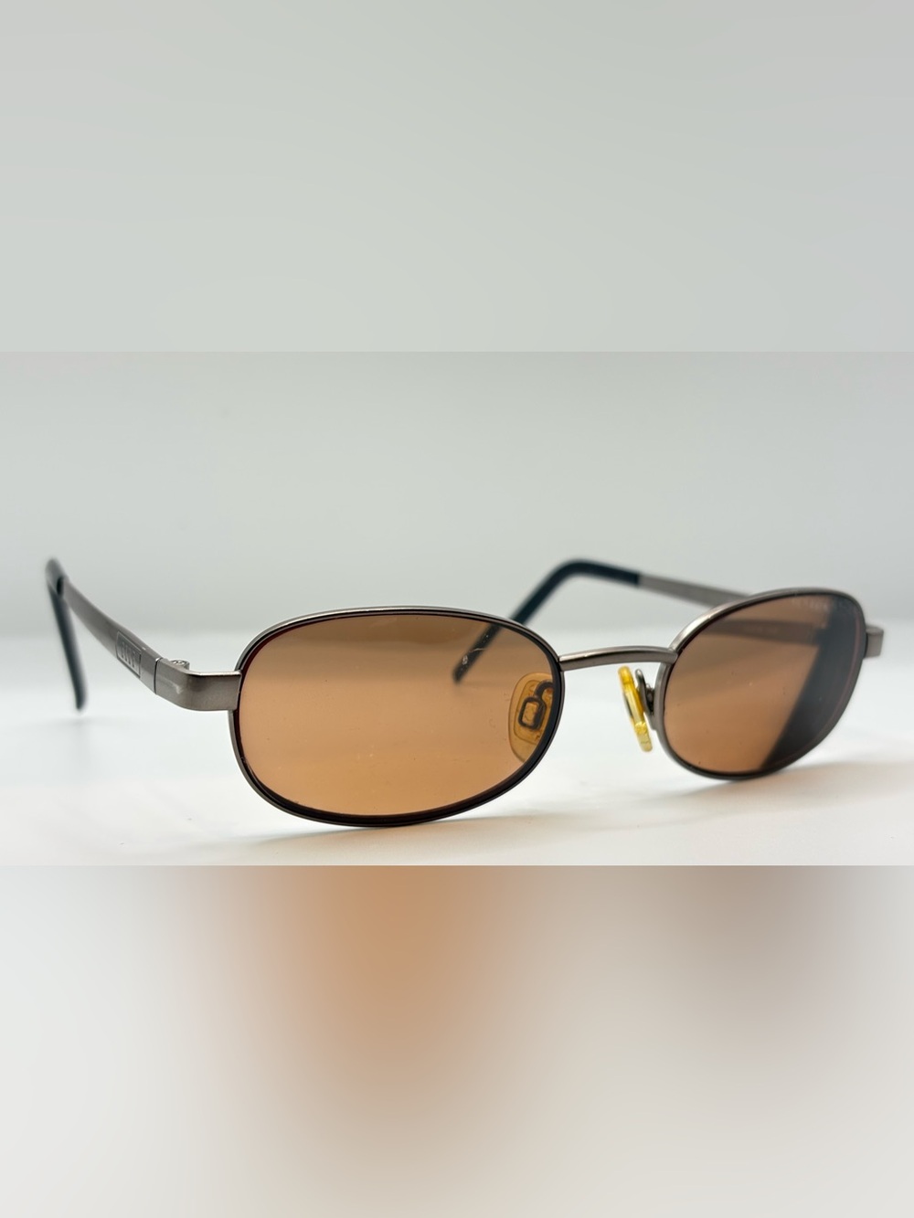 Elle EL2739 Gunmetal Oval Metal Sunglasses Frames Only